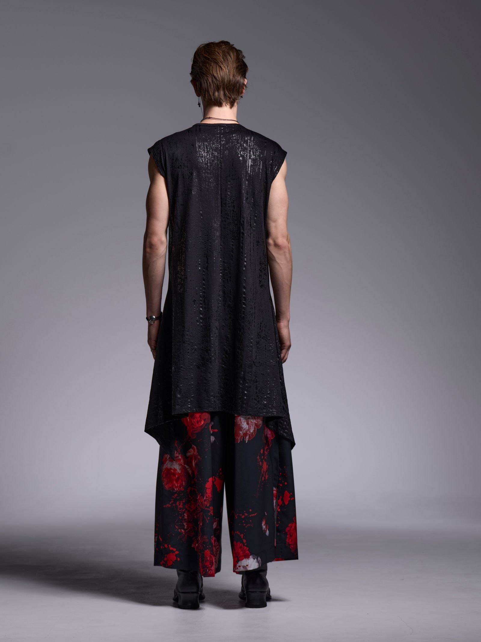 【予約品 1月4日(日) 締切】Flare Long Tank Top / フレアロングタンクトップ / ブラック