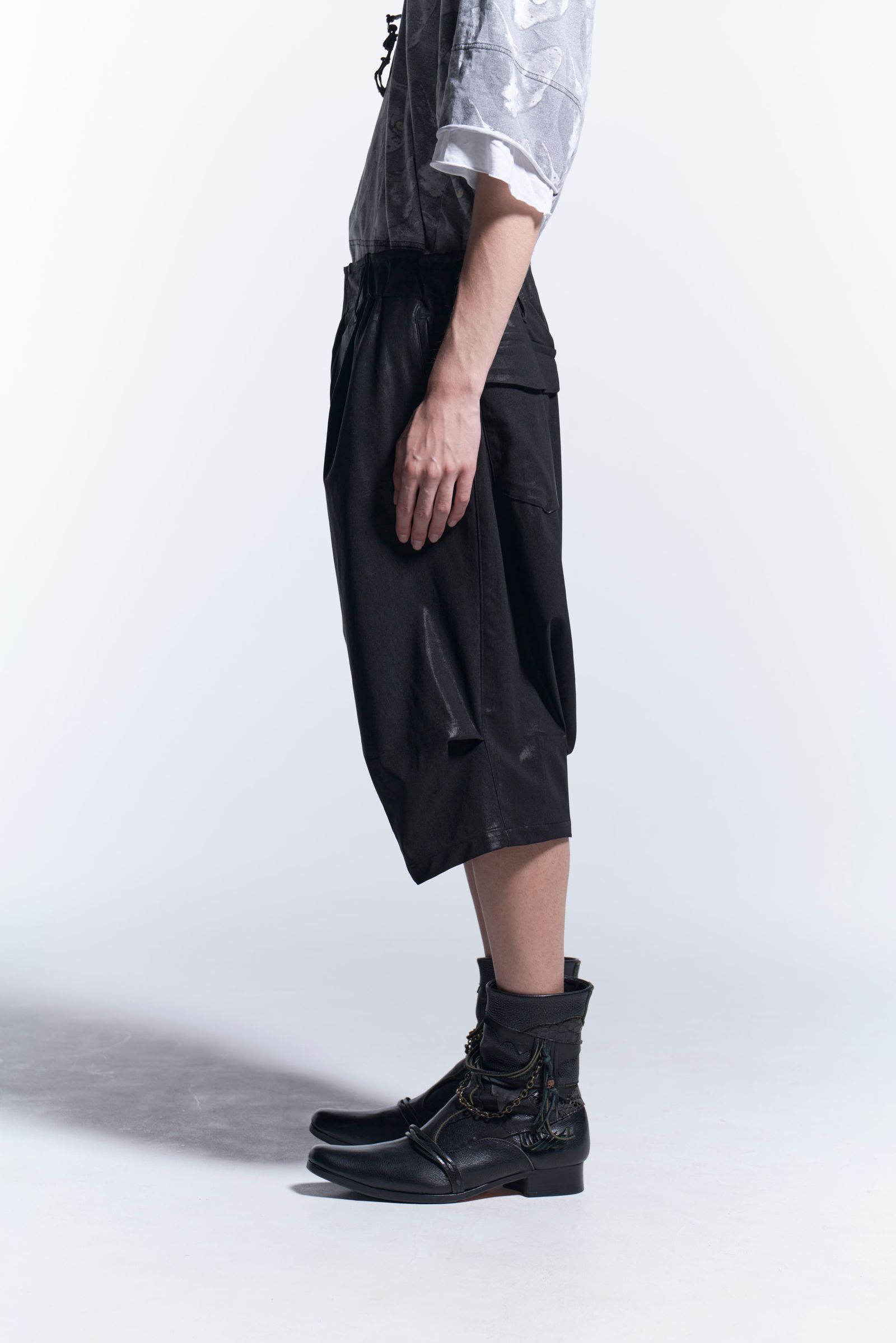 《予約品》コラボ  Saruel Bondage Short Pants / Black【BLACK HONEY CHILI COOKIE × kiryuyrik】11月以降