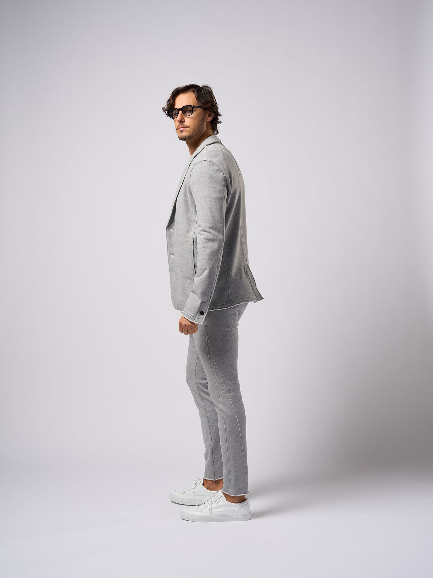 【予約品9月19日 10時締め】 jersey jacket / ジャケット / グレー