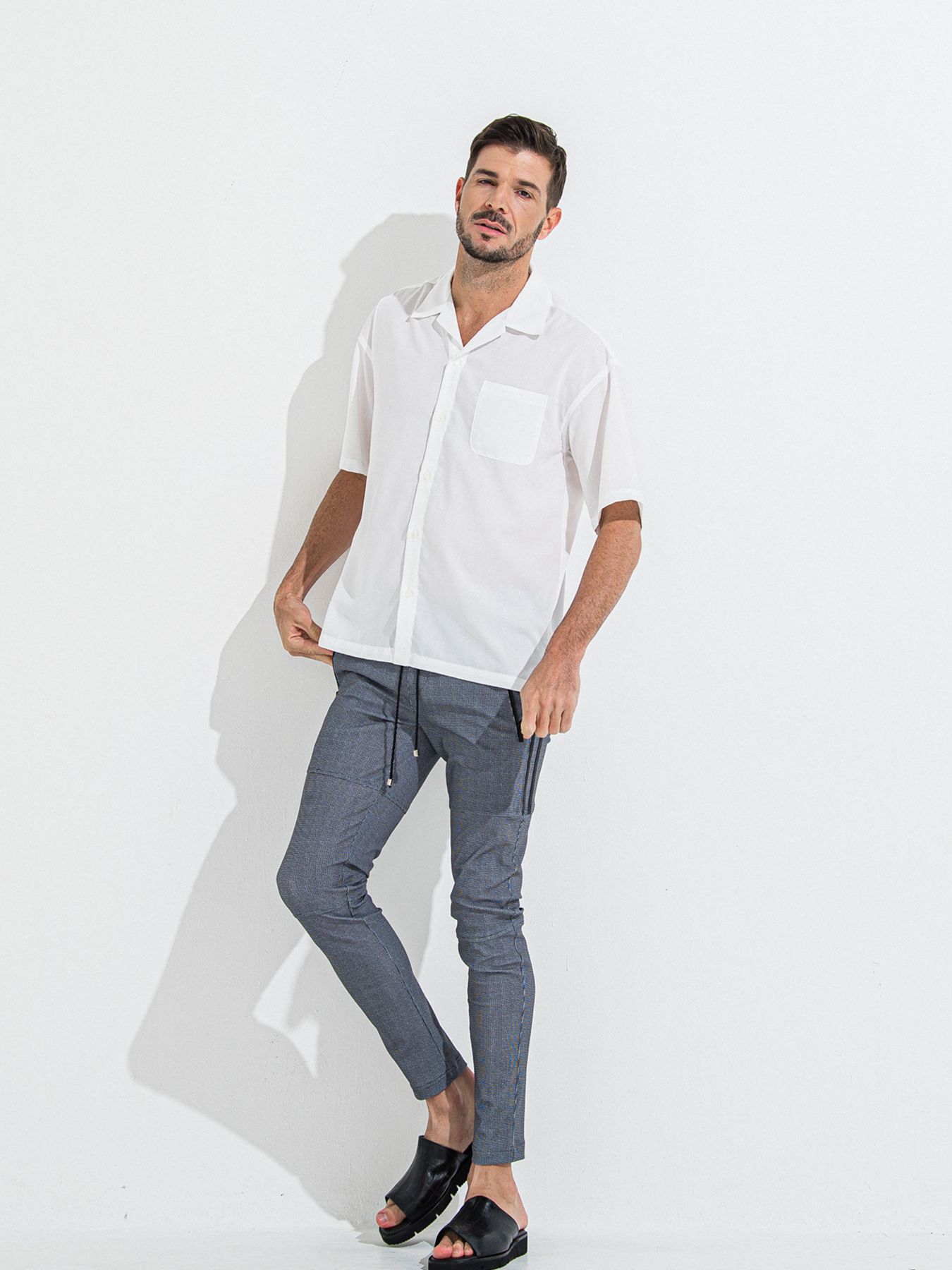 【予約品 】ZACK HALF SHIRT / ザックハーフスリーブシャツ / ホワイト
