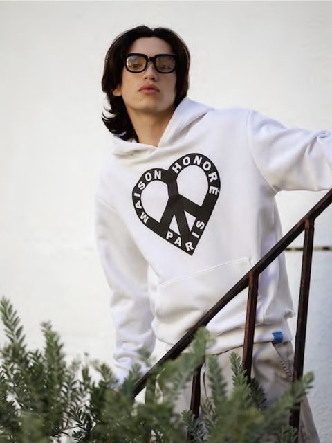 noahd Noam Hoodie ホワイト メゾンオノレ パリ