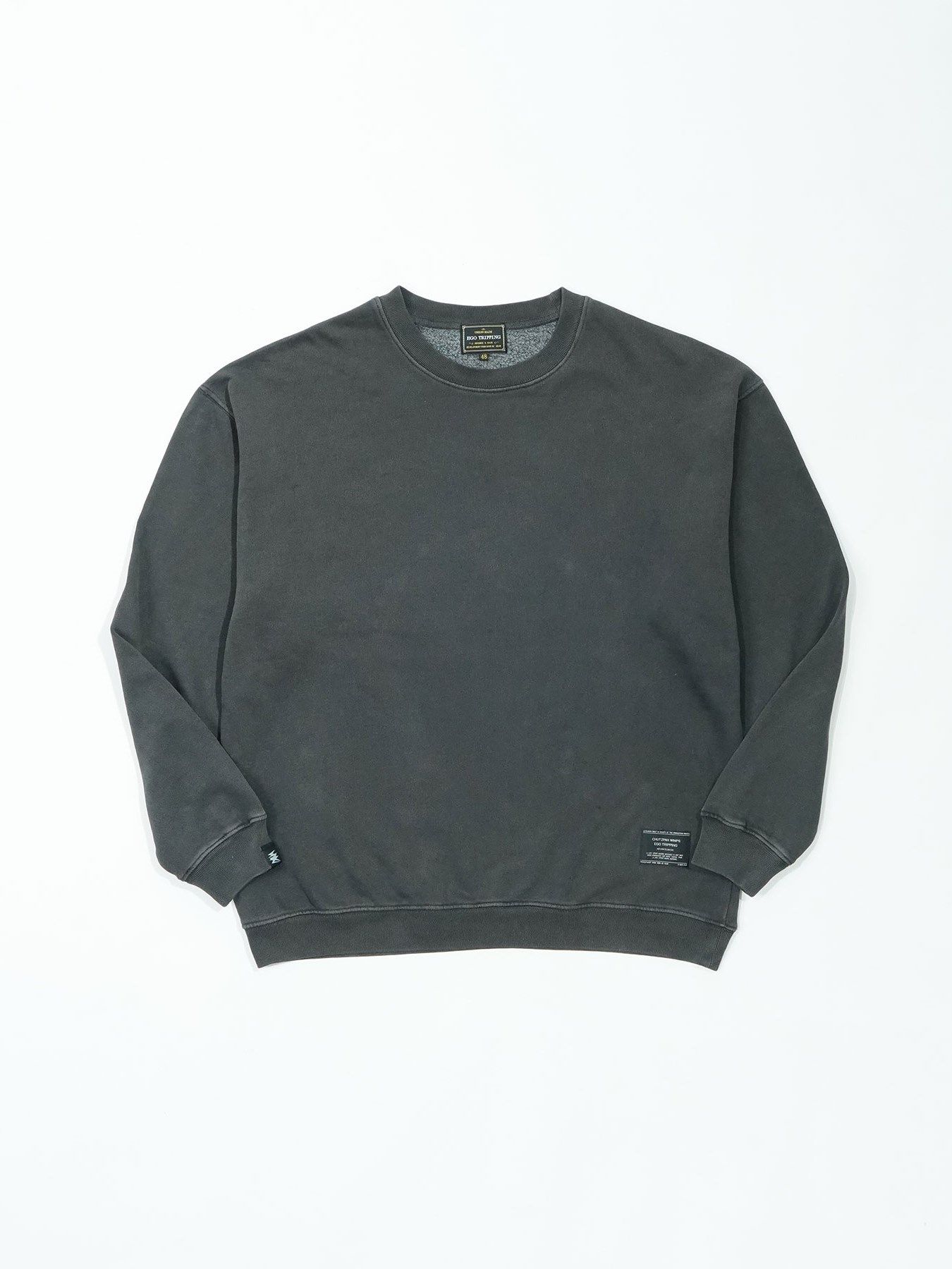 《予約品》 SOFTAGED L/S / スウェットシャツ / チャコール