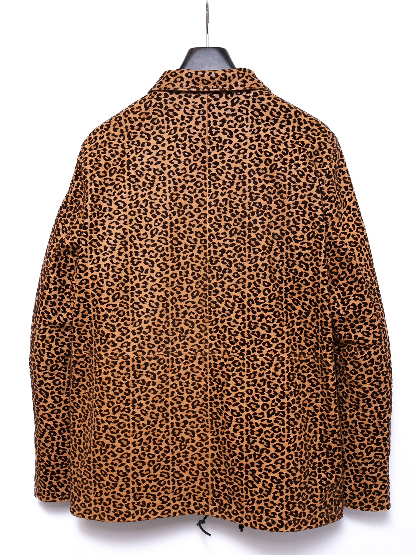 【予約品 4月6日(月) 締切】Leopard Flock Printed Pig Suede Coach Jacket / 豹柄フロッキープリント ピッグスエード コーチジャケット / B.STAR
