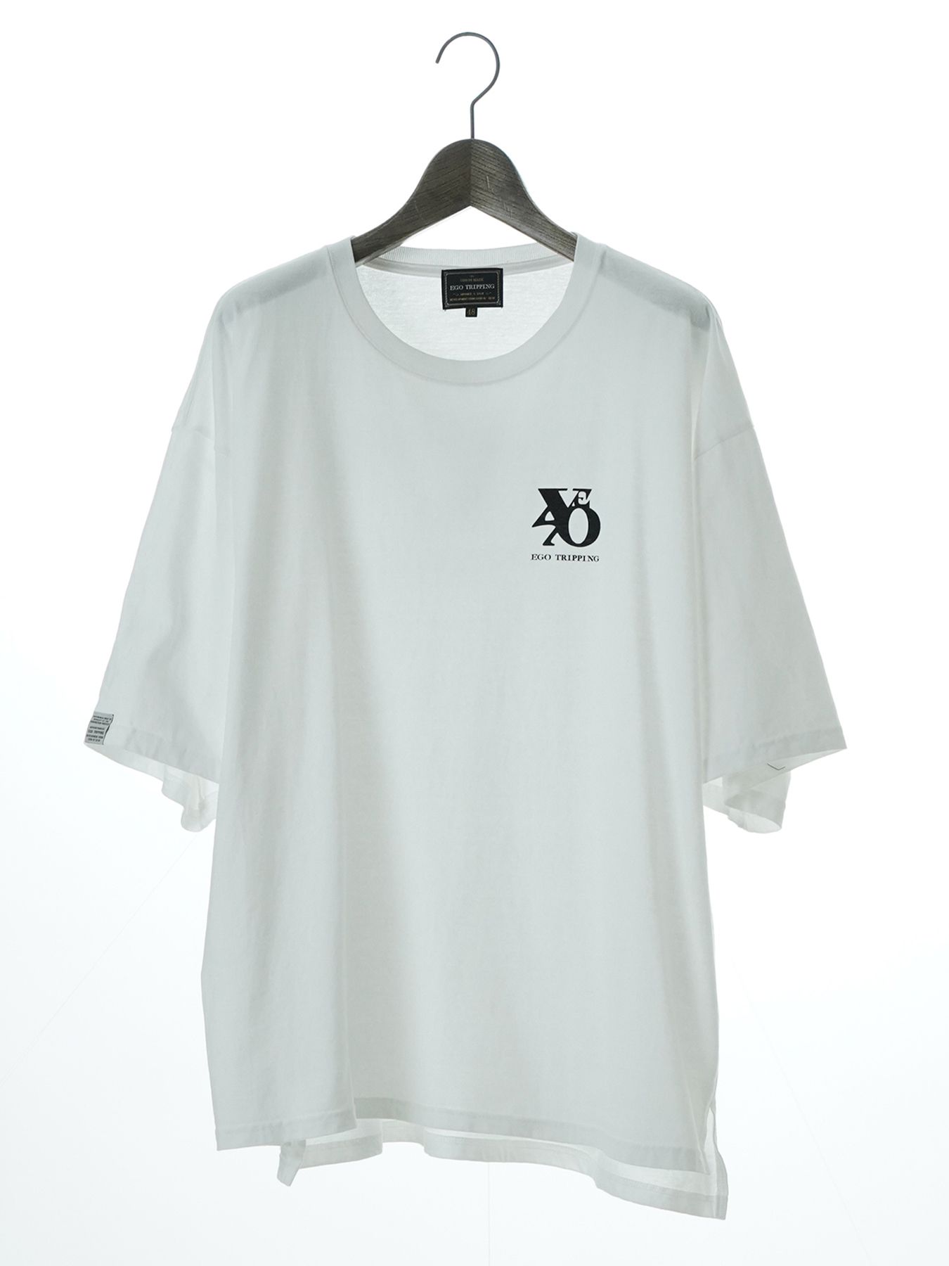【予約品 11月23日(日) 締切】PRINTTEE-B short / ロゴプリント Tシャツ / WHITE
