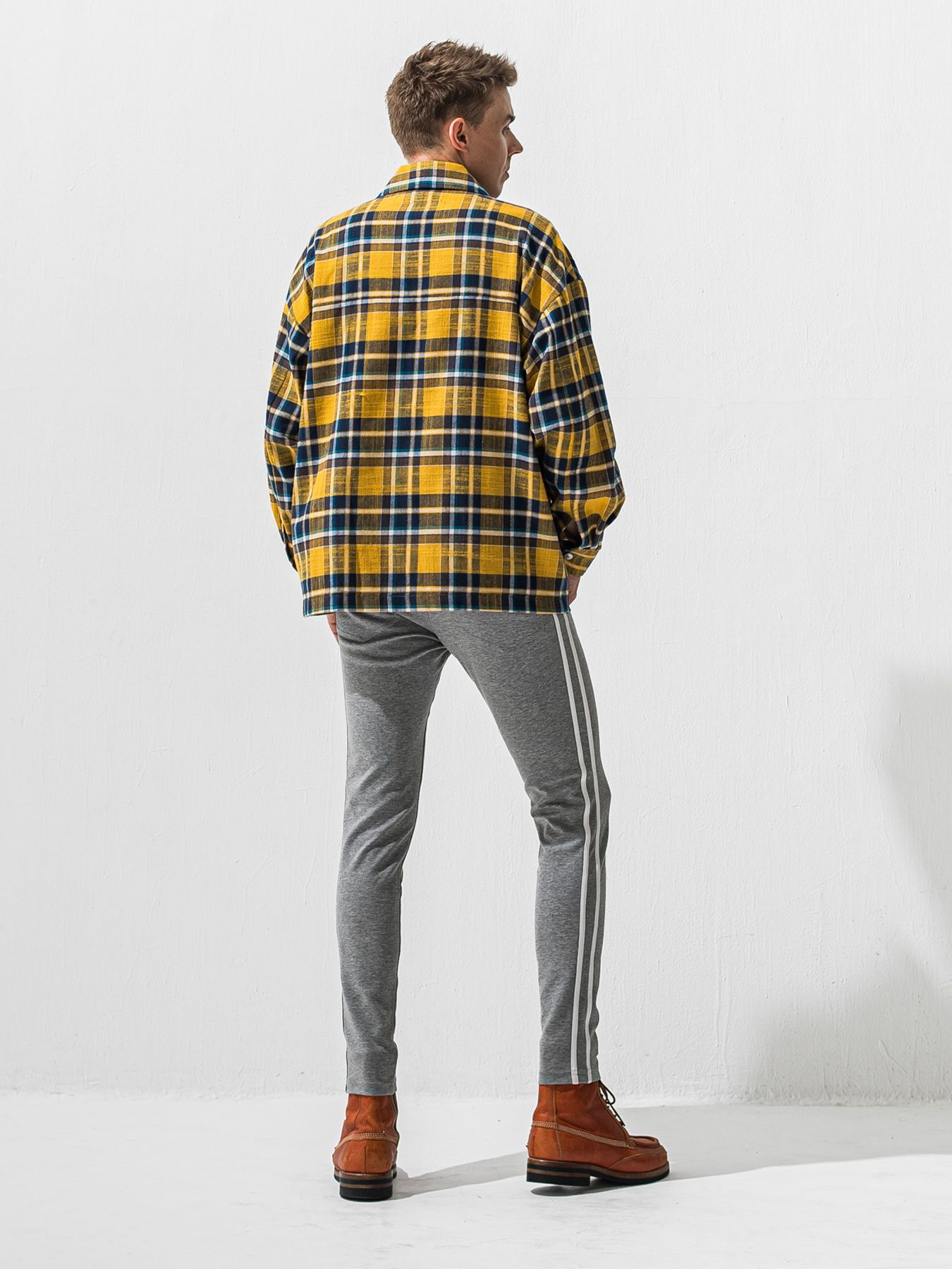 【予約品 9月6日(日) 締切】OLD SLUB CHECK JK / ヴィンテージ ネルジャケット / イエロー