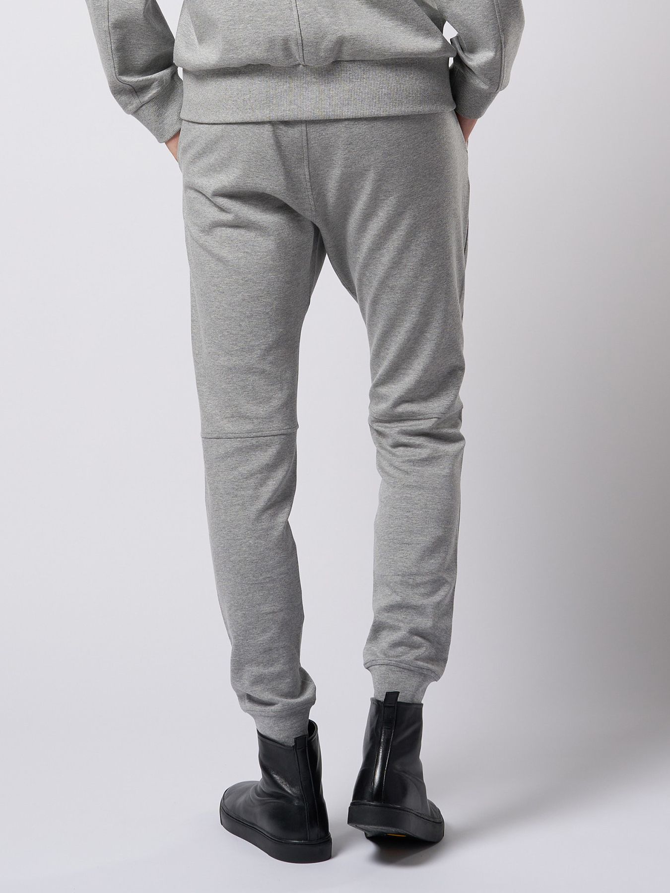 【予約品 9月23日(火) 締切】basic rib sweat pants / ベーシック リブスウェットパンツ / 杢グレー