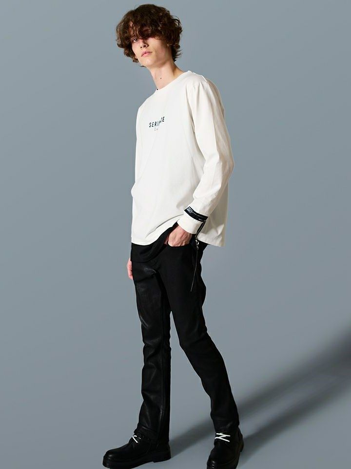 5P SHOE CUT PANTS / シューカットパンツ / ブラック