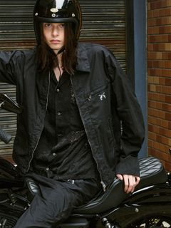 【予約品 8月10日(日) 締切 】C/N GABADINE JKT A / コットン/ナイロン ギャバジンジャケット / クリスタル ブラック