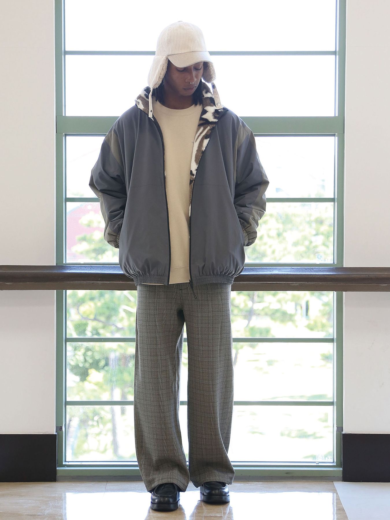 MICHELLE-BOA CAP / IVORY【QUOLT】