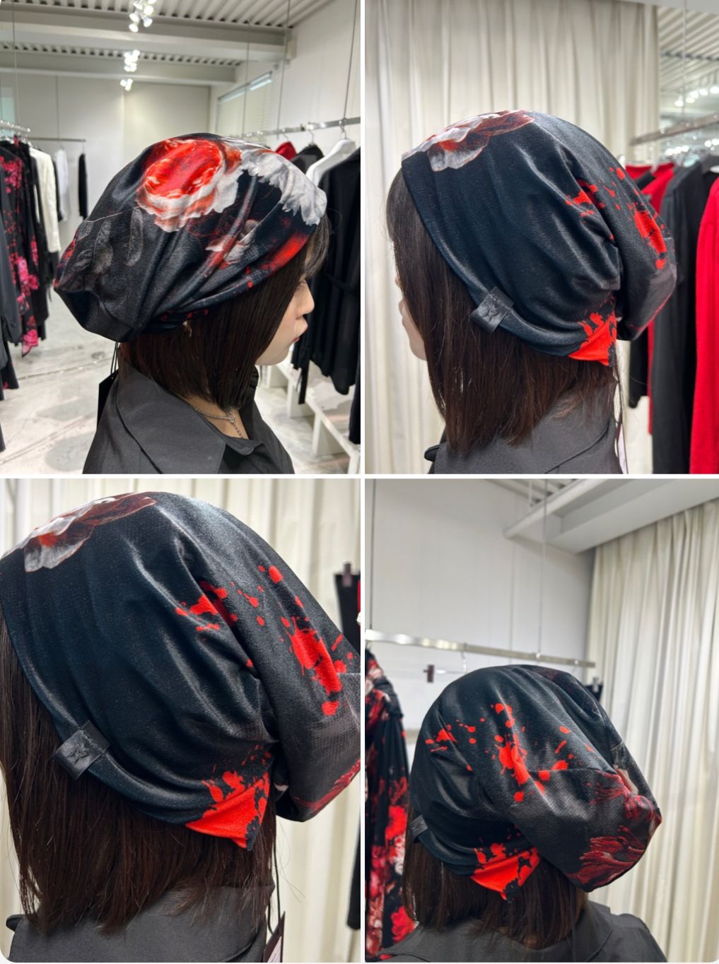 【予約品 】ベロアフローラ花柄Cap / キャップ / フローラ