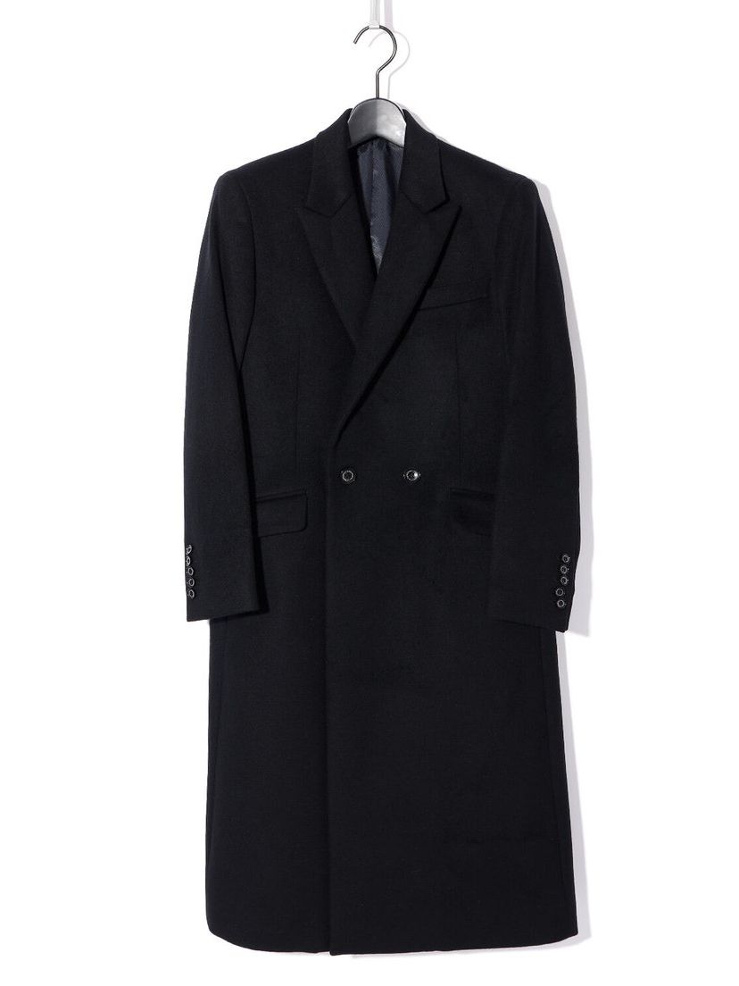 ys Yuji SUGENO - Lamb Beaver wool Changing Long Chester Coat