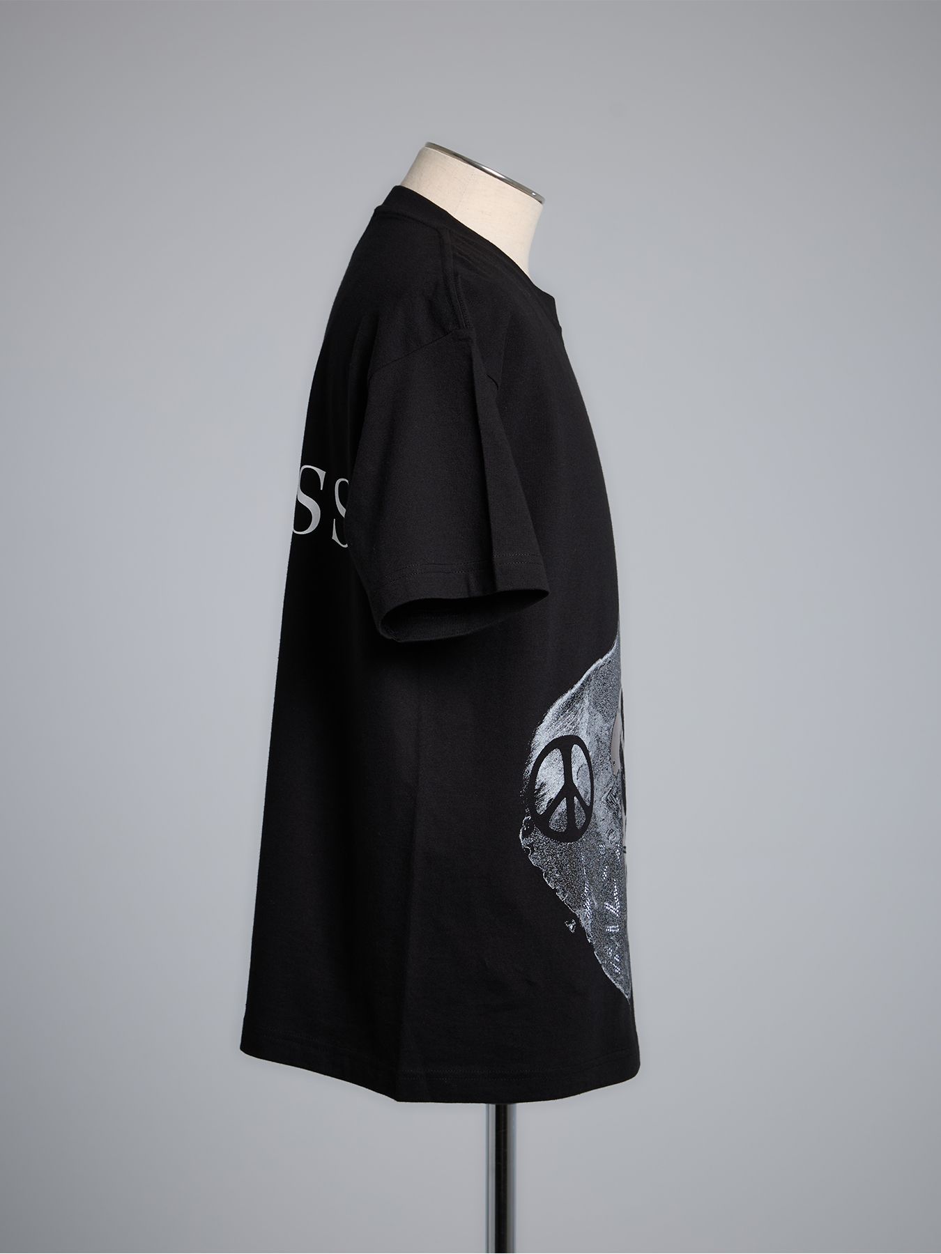 T-Shirts / ギタープリント Tシャツ / ブラック×箔プリント