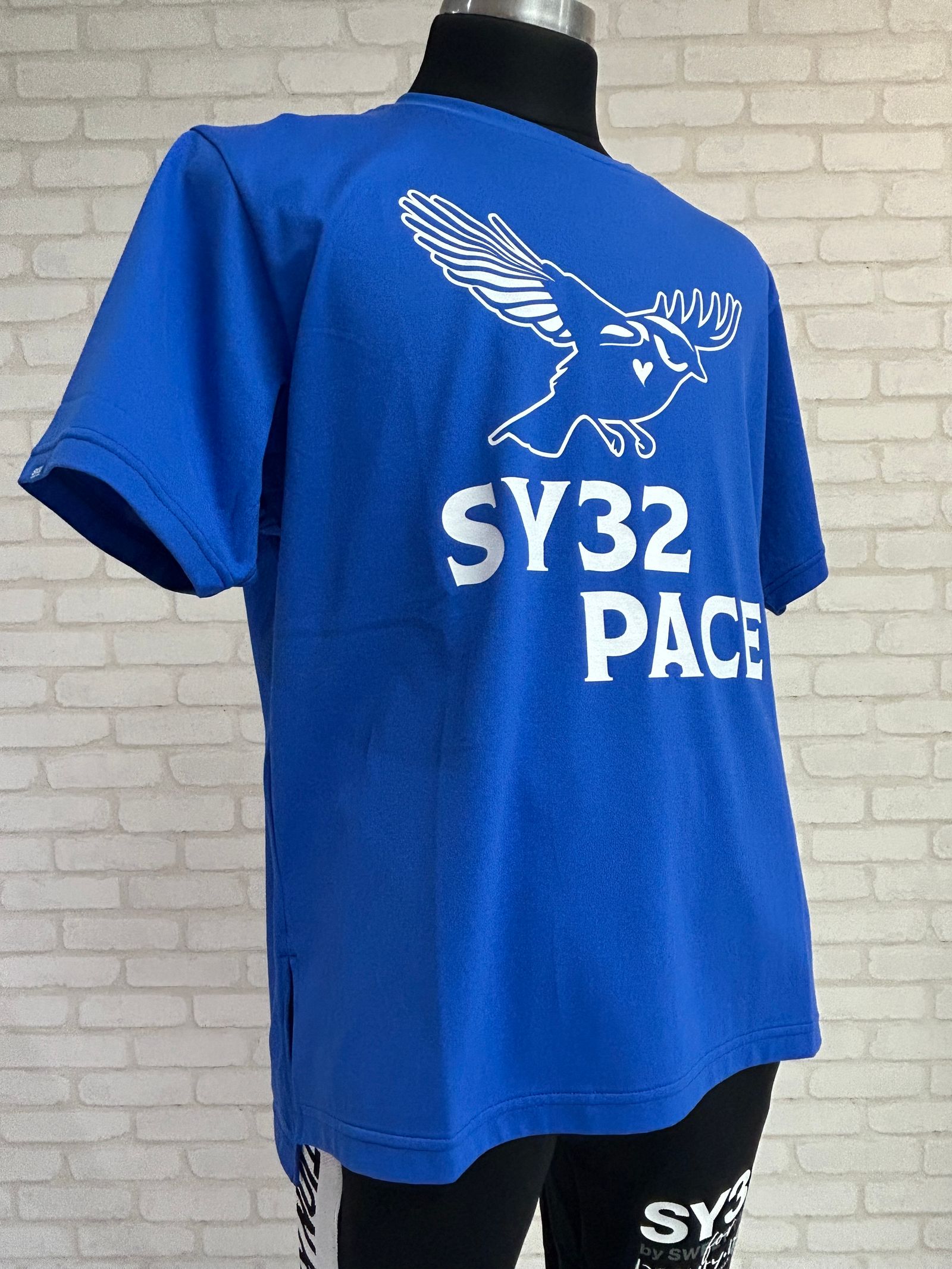 PACE BNIRD S/S Tシャツ ブルー綿100％【SY32 by SWEET YEARS】