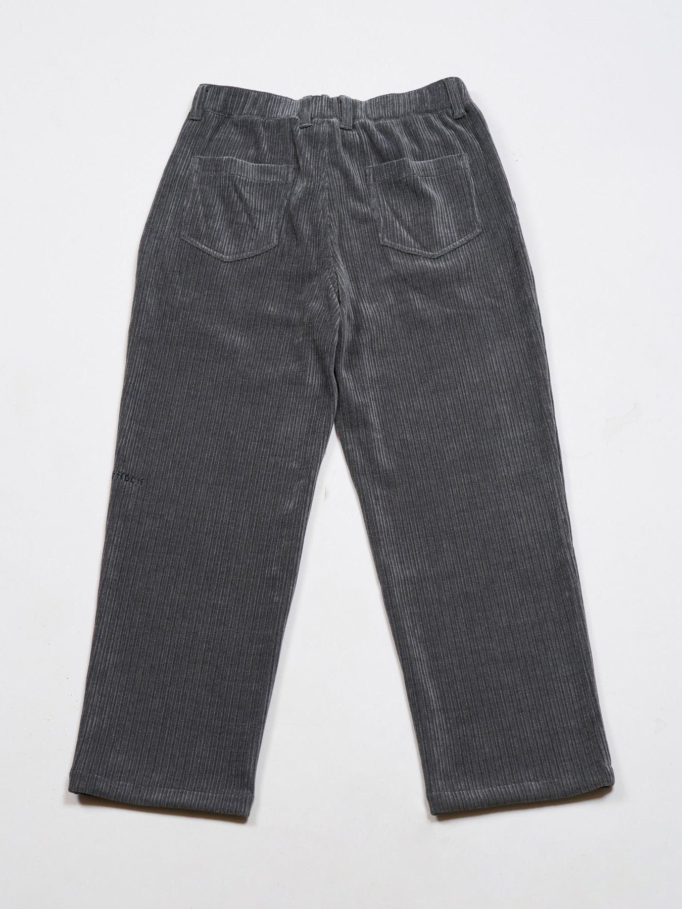 BOY EMBROIDERY CORDUROY PANTS / コーデュロイパンツ / グレー