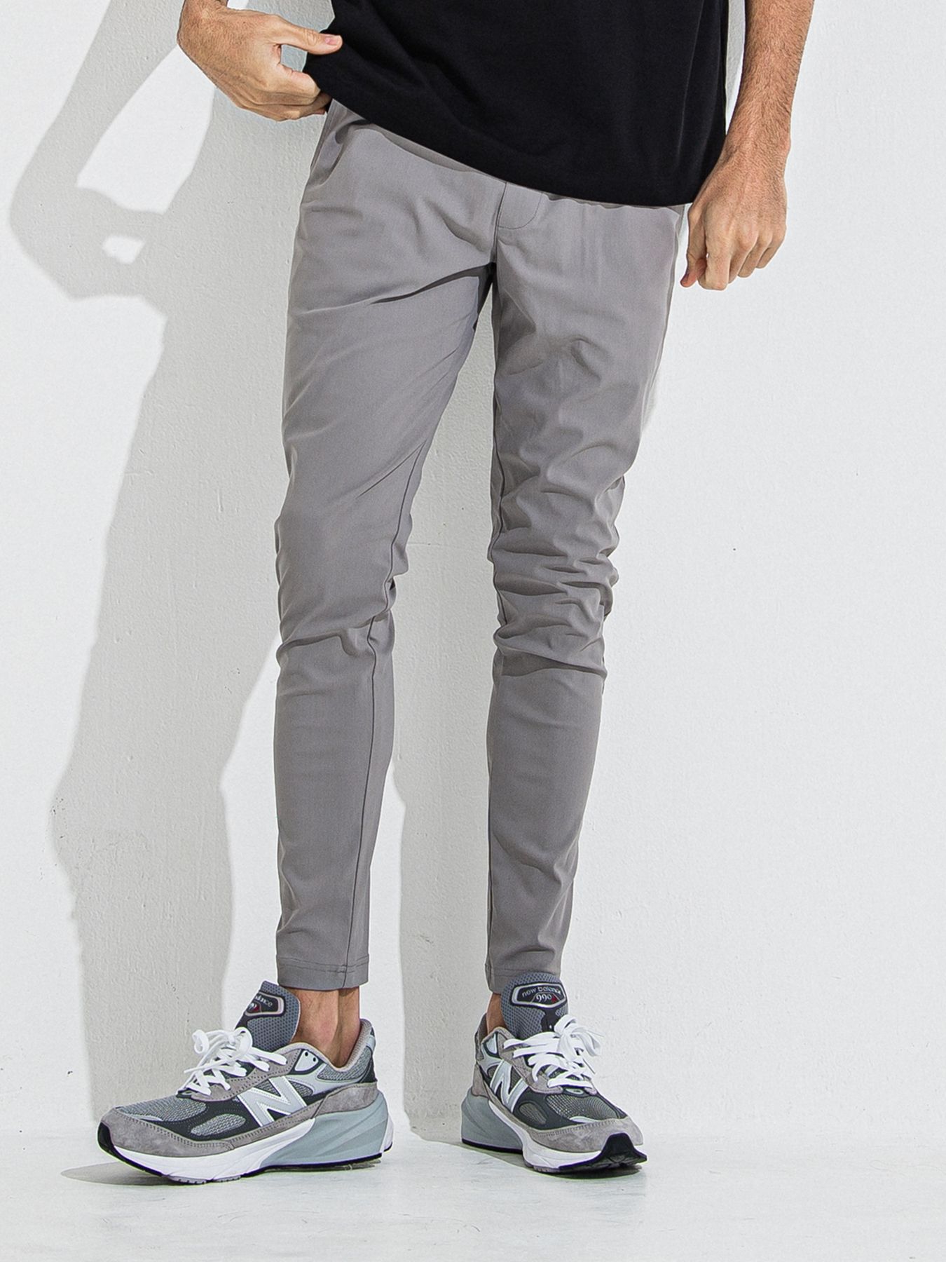 CHRIS EASY TUCK PANTS / クリスイージータックパンツ / グレー