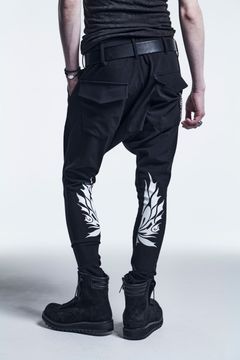 《予約品》 SaruelPants HighTension / Black+WhitePrint 【kiryuyrik】 8月入荷予定