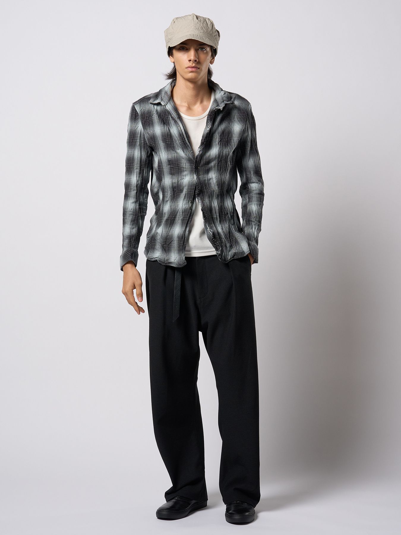 【予約品 9月23日(火) 締切】relax banana slacks / リラックス バナナスラックス / ブラック