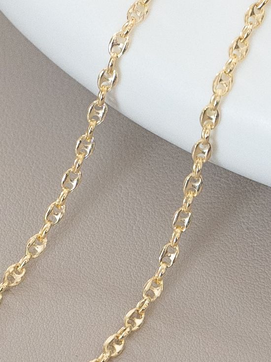《予約品》 PUFFED MARINA CHAIN / チェーン / ゴールド 【Iroquois.SENTI】