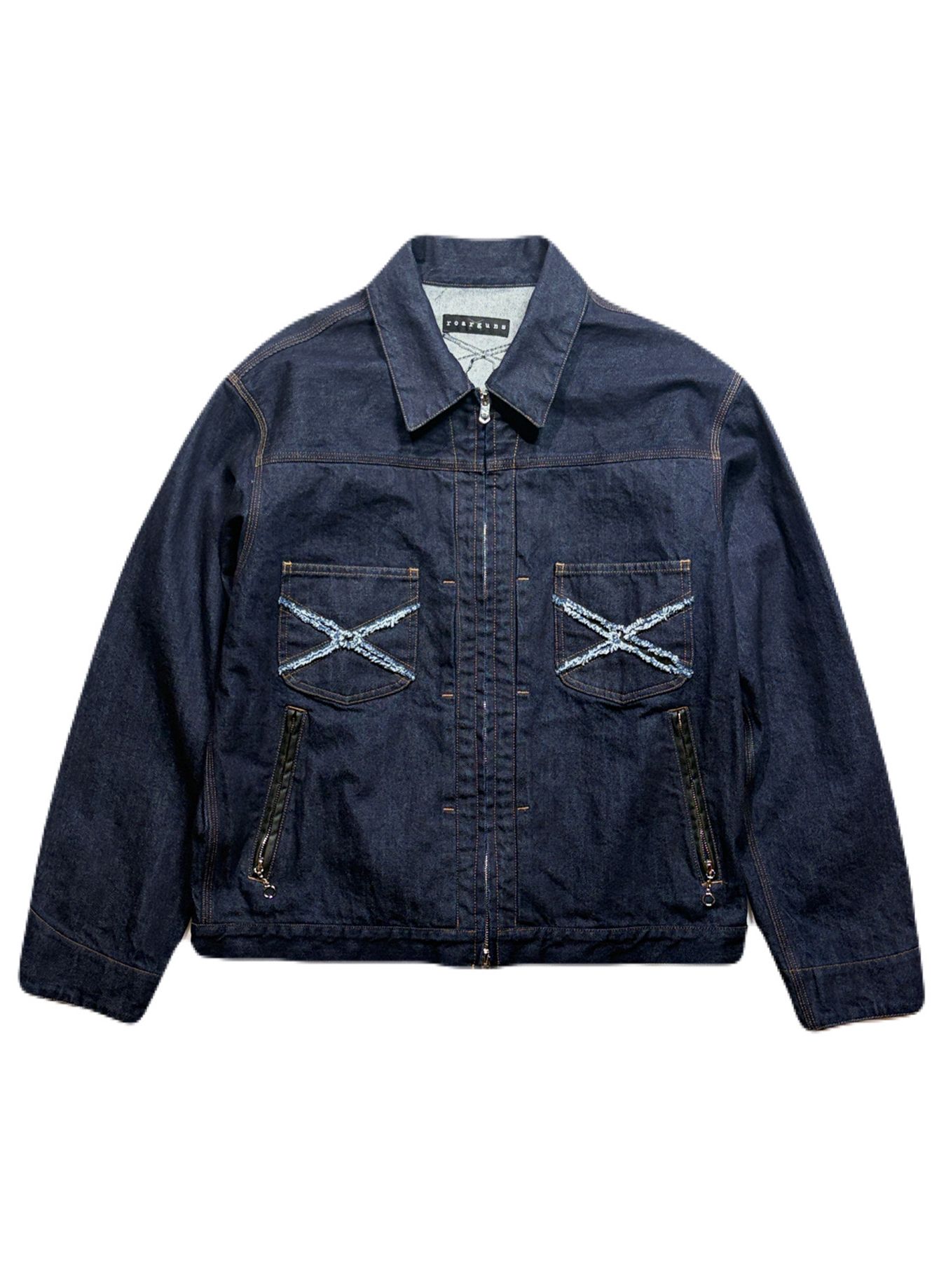 【予約品 8月23日(日) 締切】11.5oz DENIM JK/PAT / レザーパッチ / ブルー