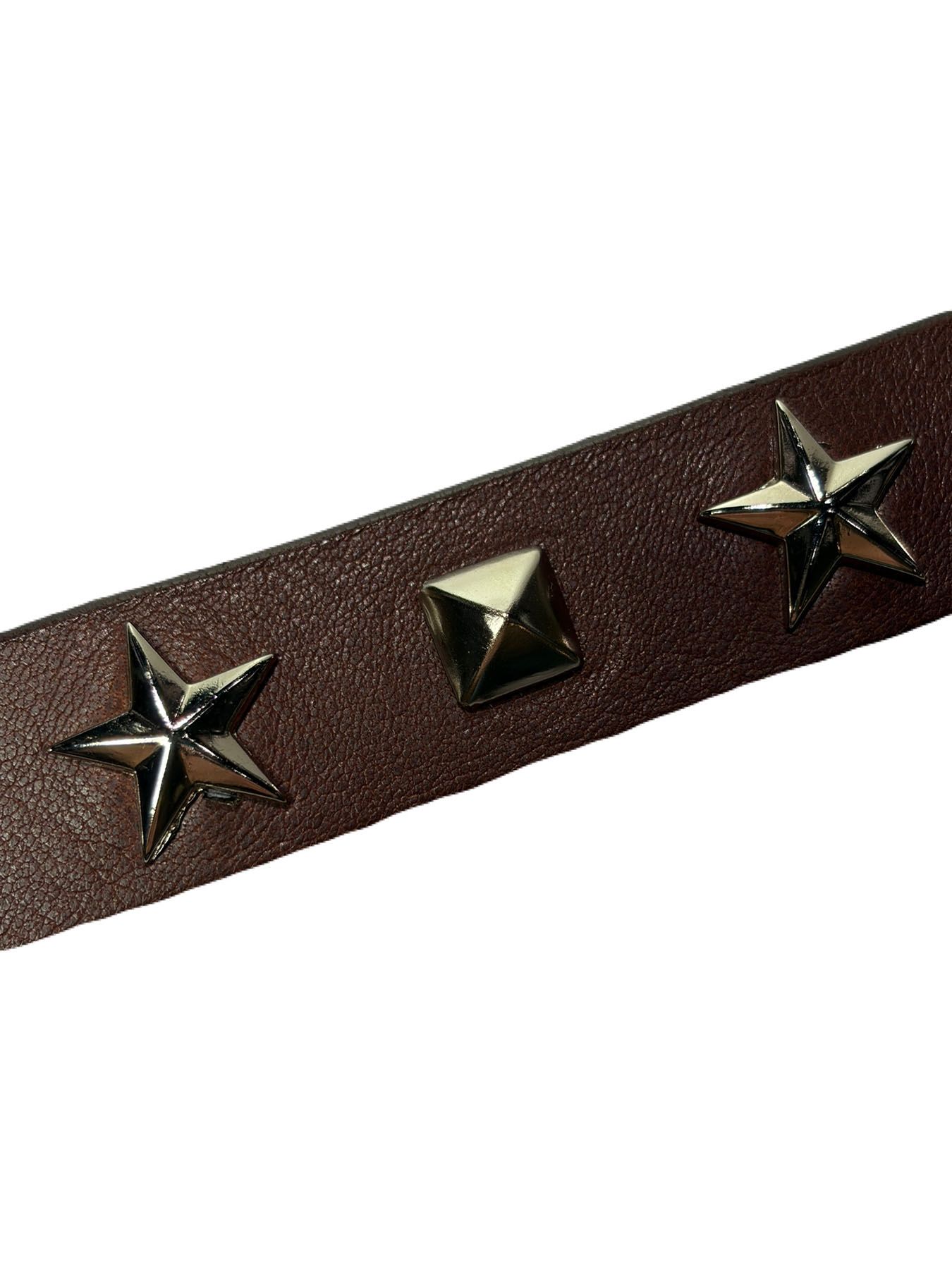 【予約品 3月9日(月) 18:00 締切 】STUDS BELT / スタッズベルト / ブラウン