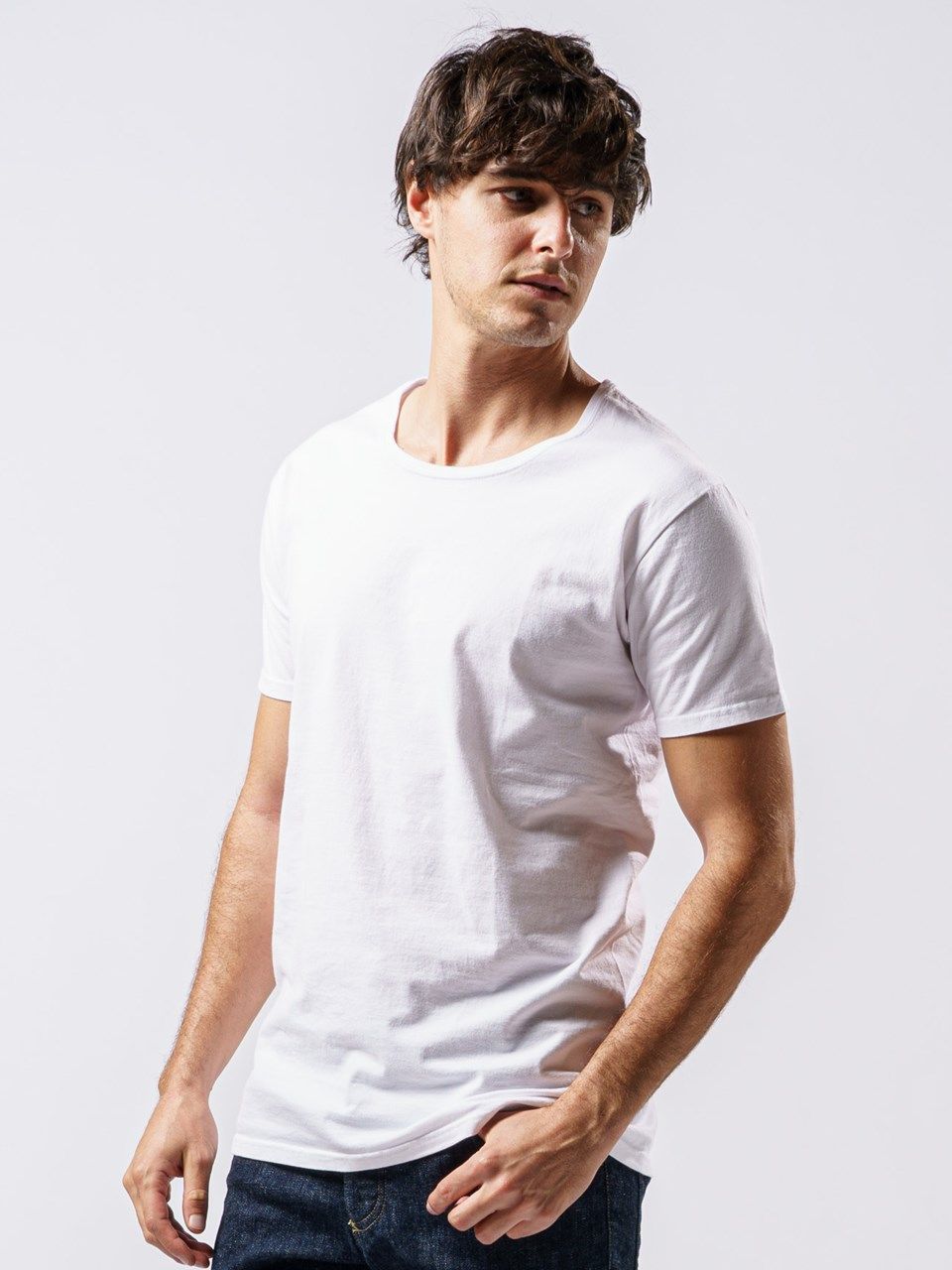 《予約品》 basic crew-neck S/S / クルーネックTシャツ / ホワイト