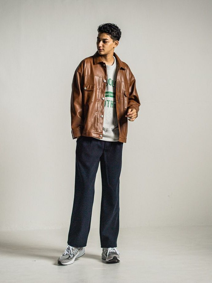 《予約9月1日18時締め》 MELTON WIDE TUCK PANTS  / ワイドタックパンツ / ネイビー