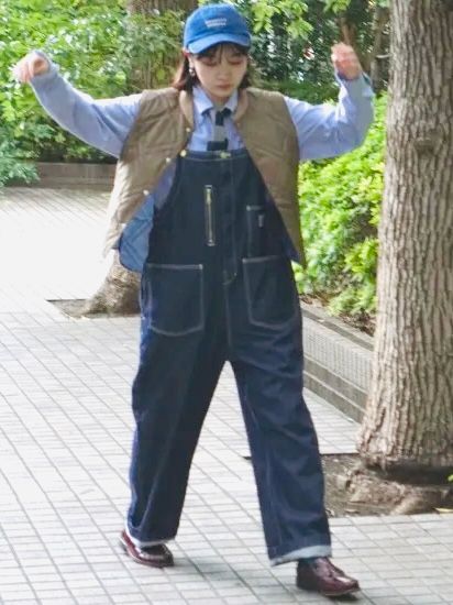 デニムダックオーバーオール made in Japan