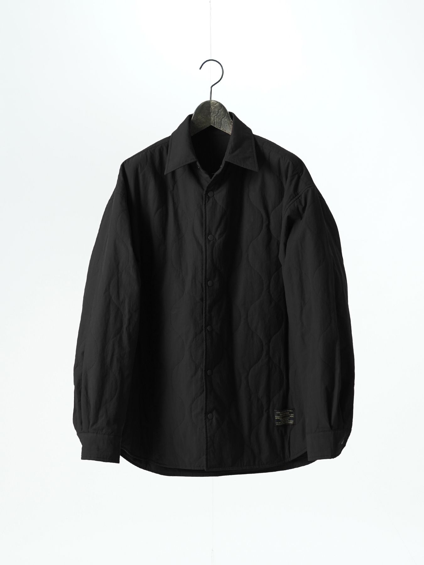 【予約品 5月6日(水) 締切】FLIPPADDING-SHIRTS / リバーシブルシャツ / ブラック×ブラック