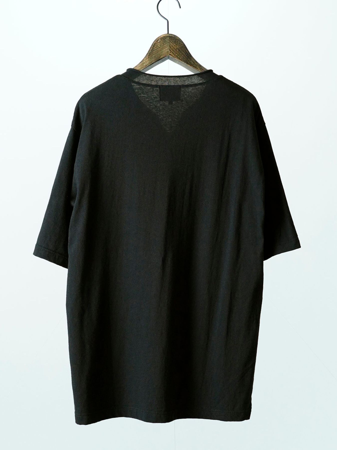 【予約品 11月9日(月) 締切】ALTNECKTEE / 変形ネックTシャツ / チャコール