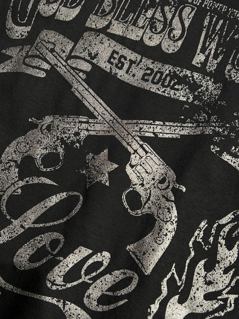 GOD BLESS L&P 半袖 Tee / ブラック