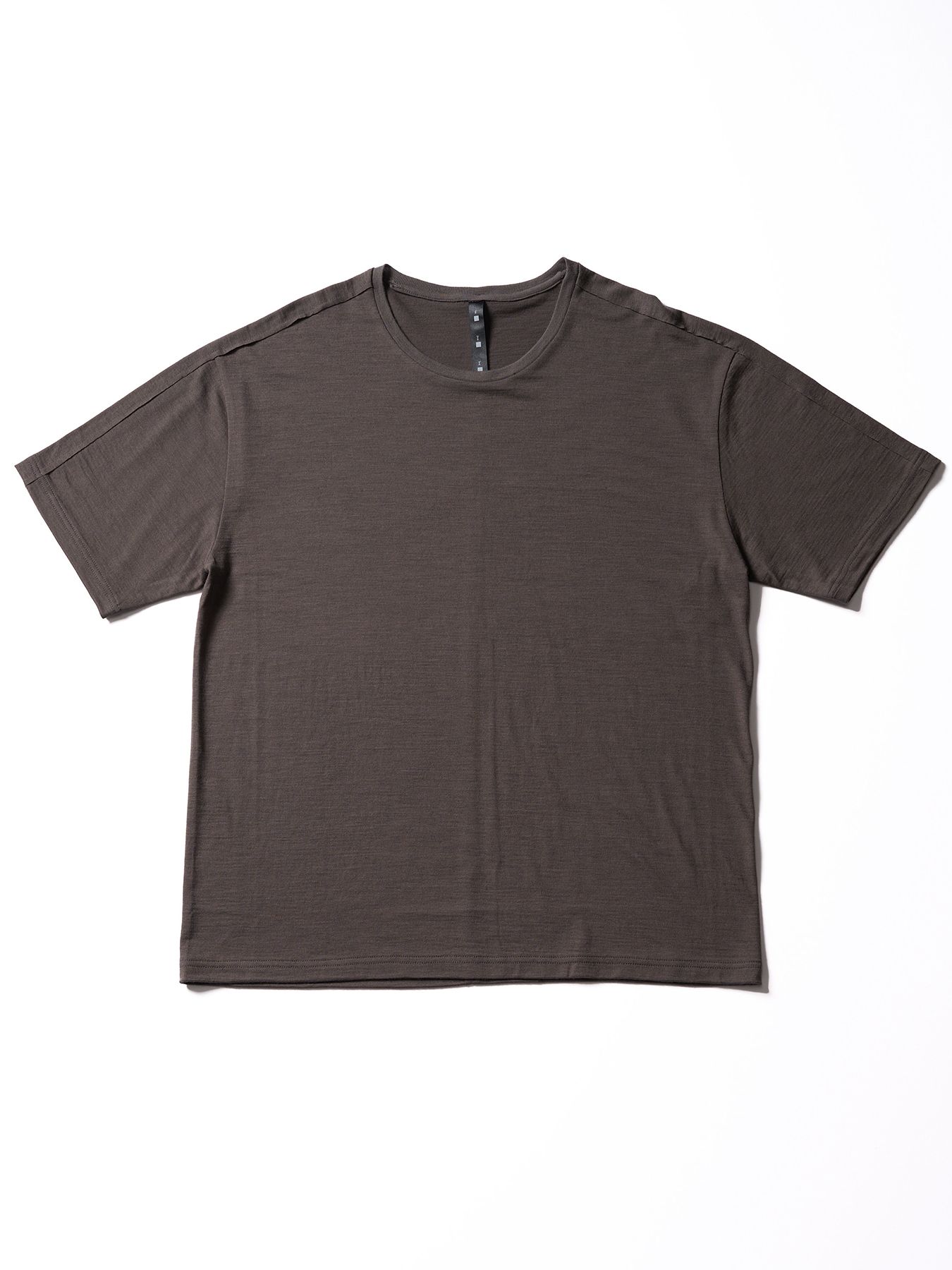 【予約品】super100's wool jersey S/S / Super100'sウール ハイゲージシングルジャージー ショートスリーブカットソー / スチールグレー