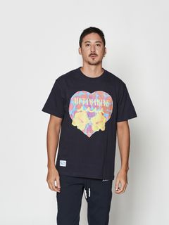 【予約品 10月9日(木) 締切】muta Heat Hibiscus Tee / Tシャツ / ネイビー【Acanthus × muta MARINE】