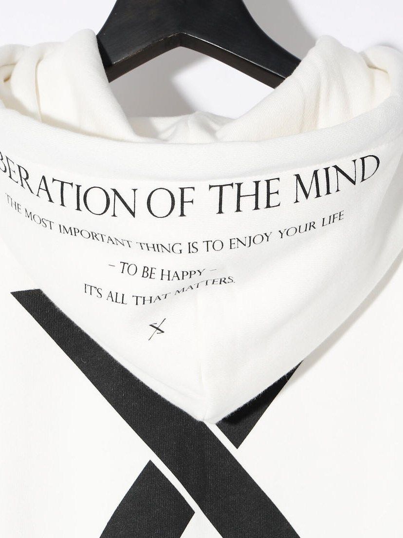 ヘビーウェイト パイル ys mark Zip-up Hoodie / ホワイト 【ys Yuji SUGENO】