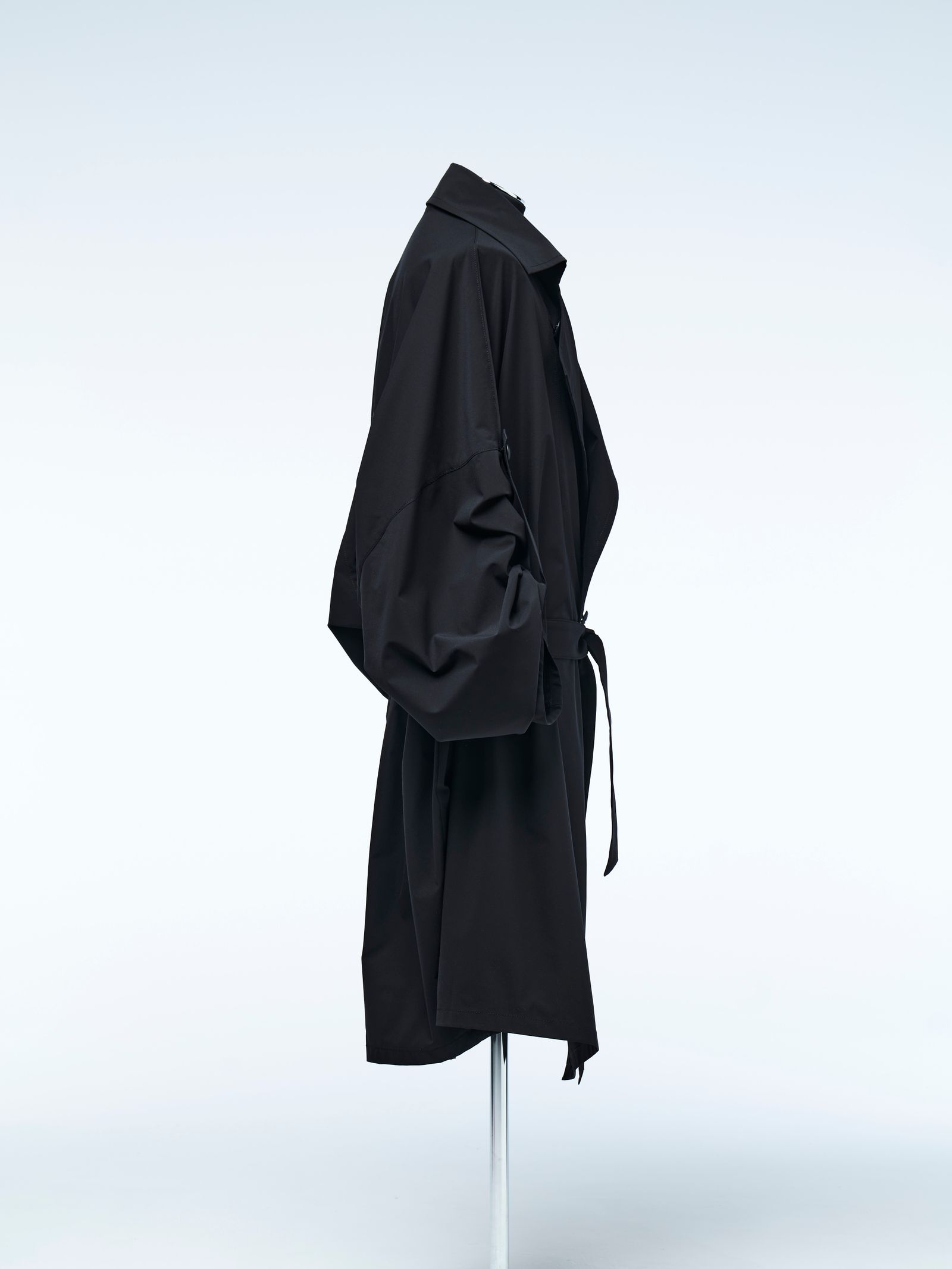 《予約品4月23日18時締め》 HAORI-TrenchCollar / カーディガン  / ブラック 【THE ONENESS】 7月中入荷予定