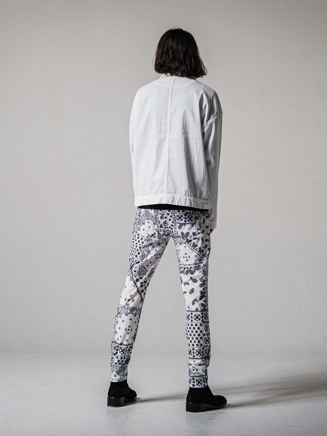 【予約品 11月16日(日) 締切】LDENIM AG FLIGHT JK / ライトデニム ミリタリージャケット / ホワイト