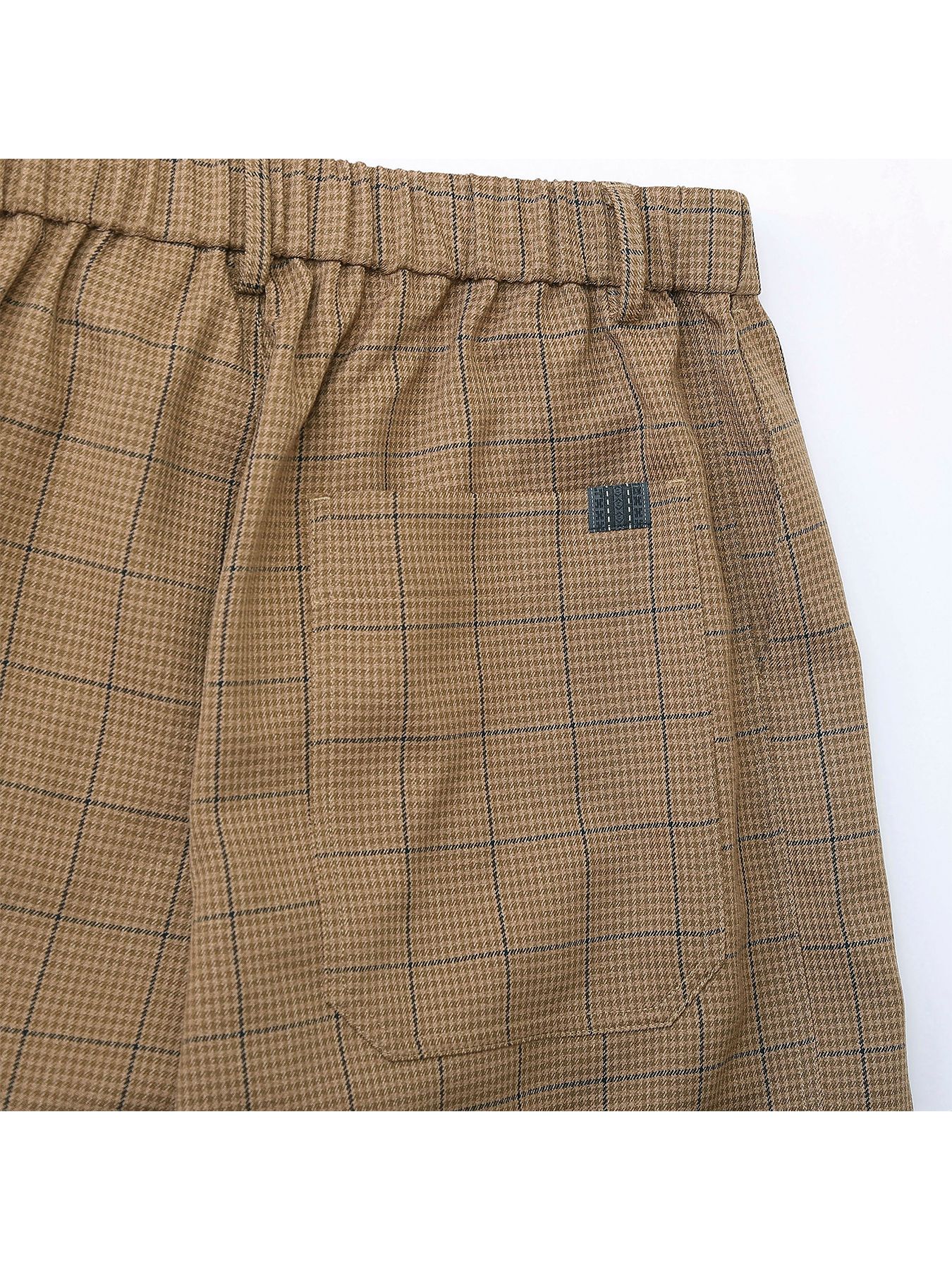 GUN-CLUB PANTS / ガンクラブチェック ワイドストレートパンツ / ベージュ