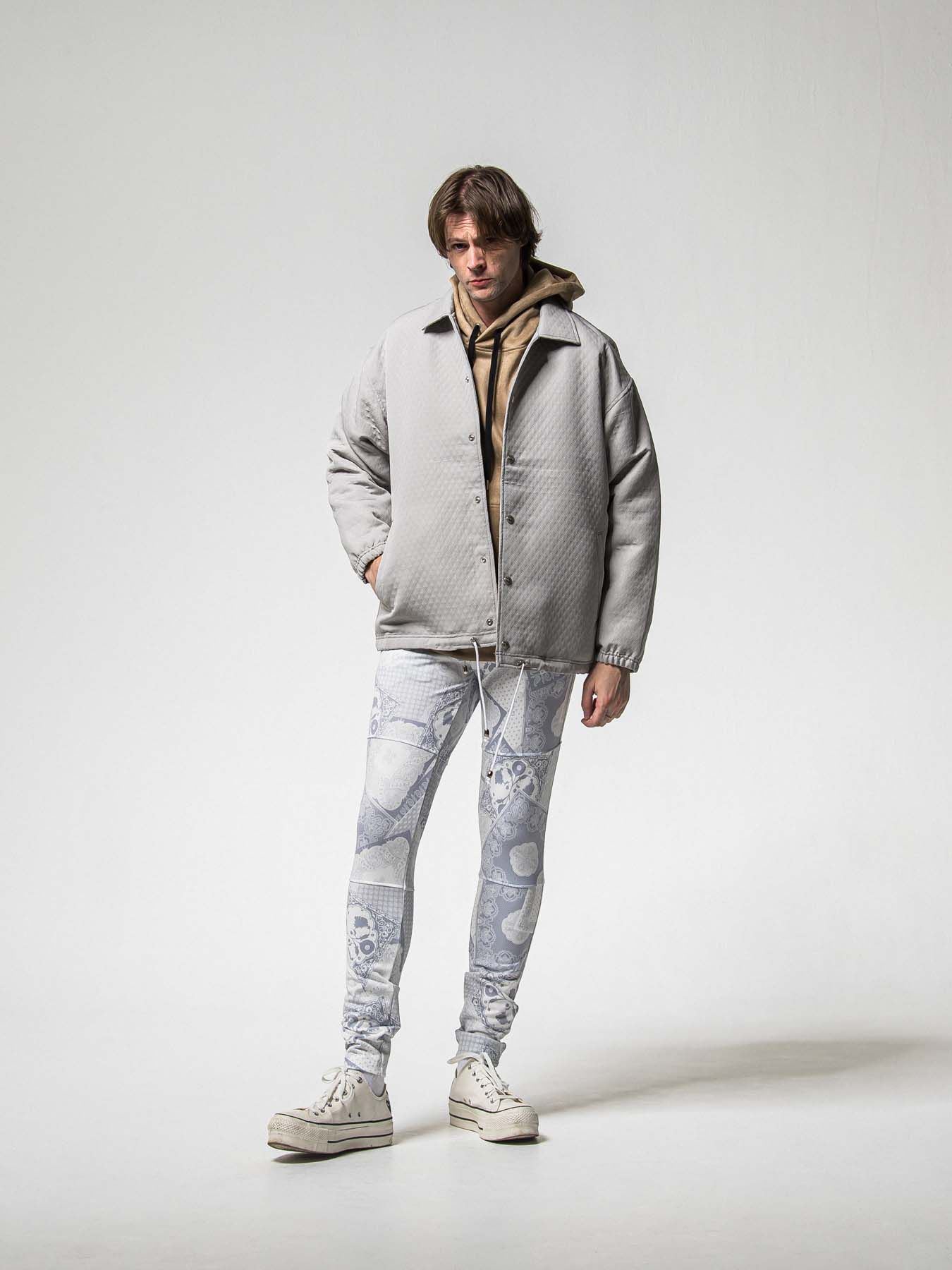 【予約品 8月31日(日) 締切】FUR COACH JK / ファーコーチジャケット / グレー