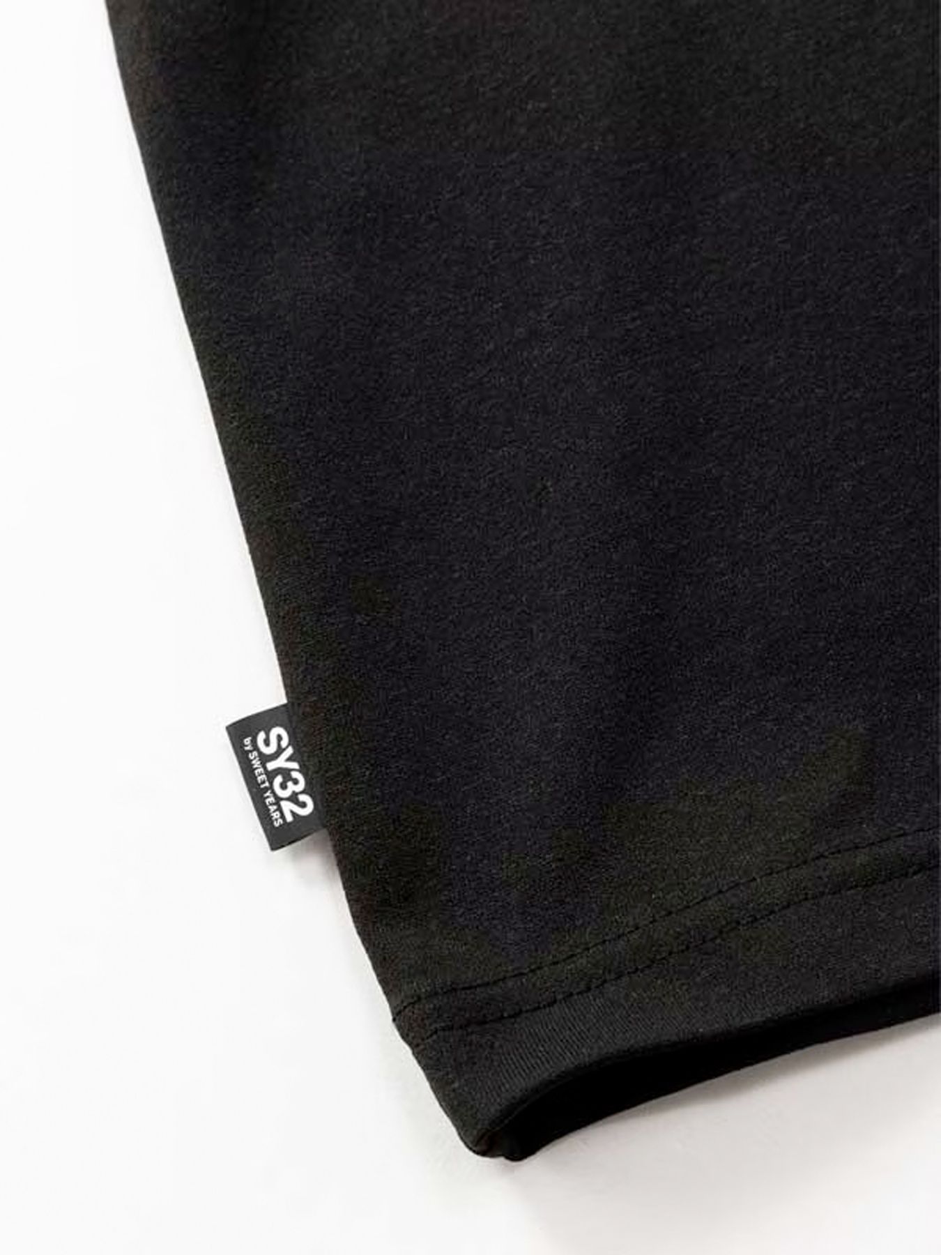 HEART MIX LOGO TEE / ハートミックス ロゴTシャツ / ブラック×ホワイト【SY32 by SWEET YEARS】