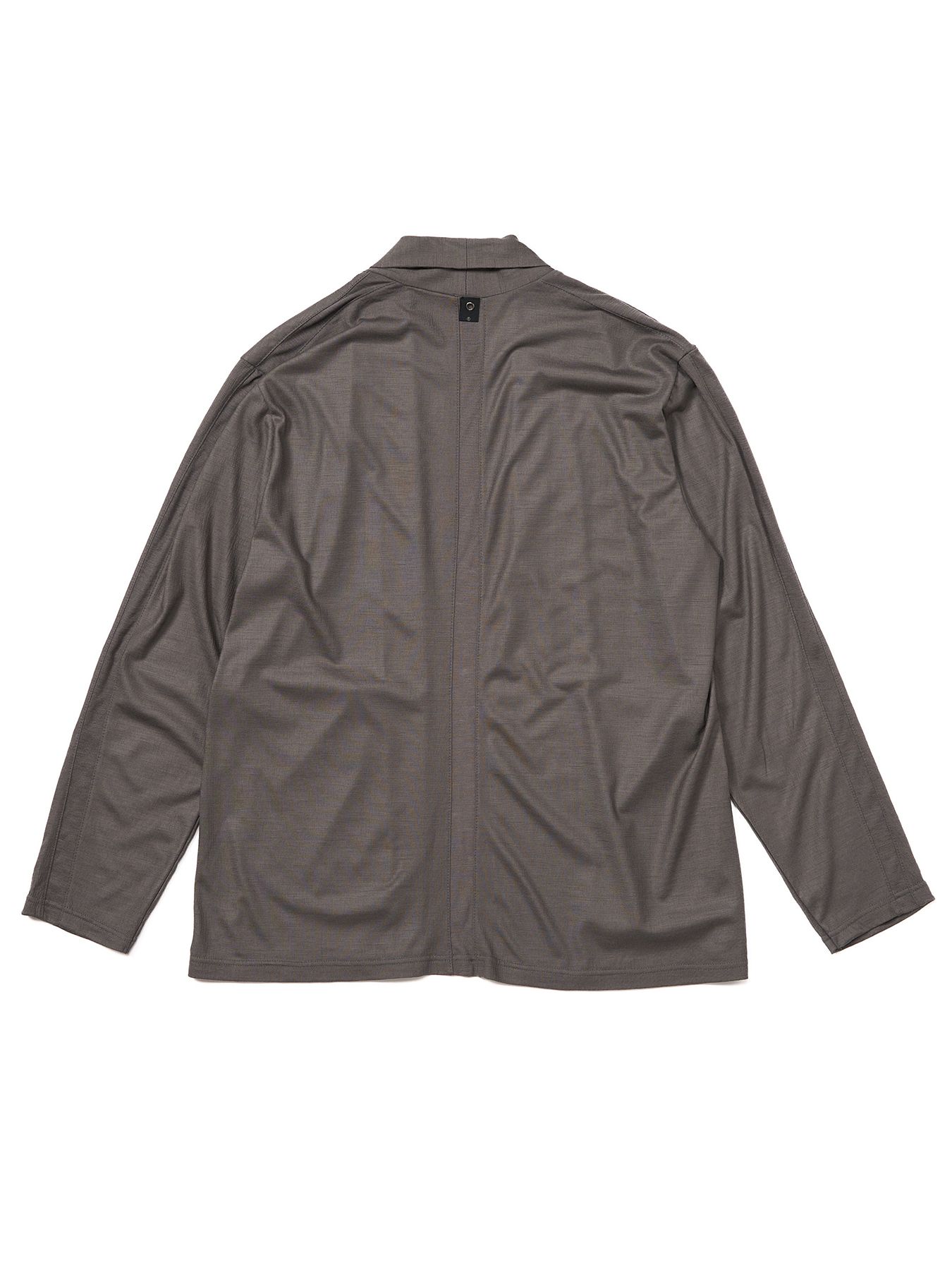 【予約品 9月23日(火) 締切】ex.comfy wool cardigan / エクスコンフィーウール カーディガン / スチールグレー