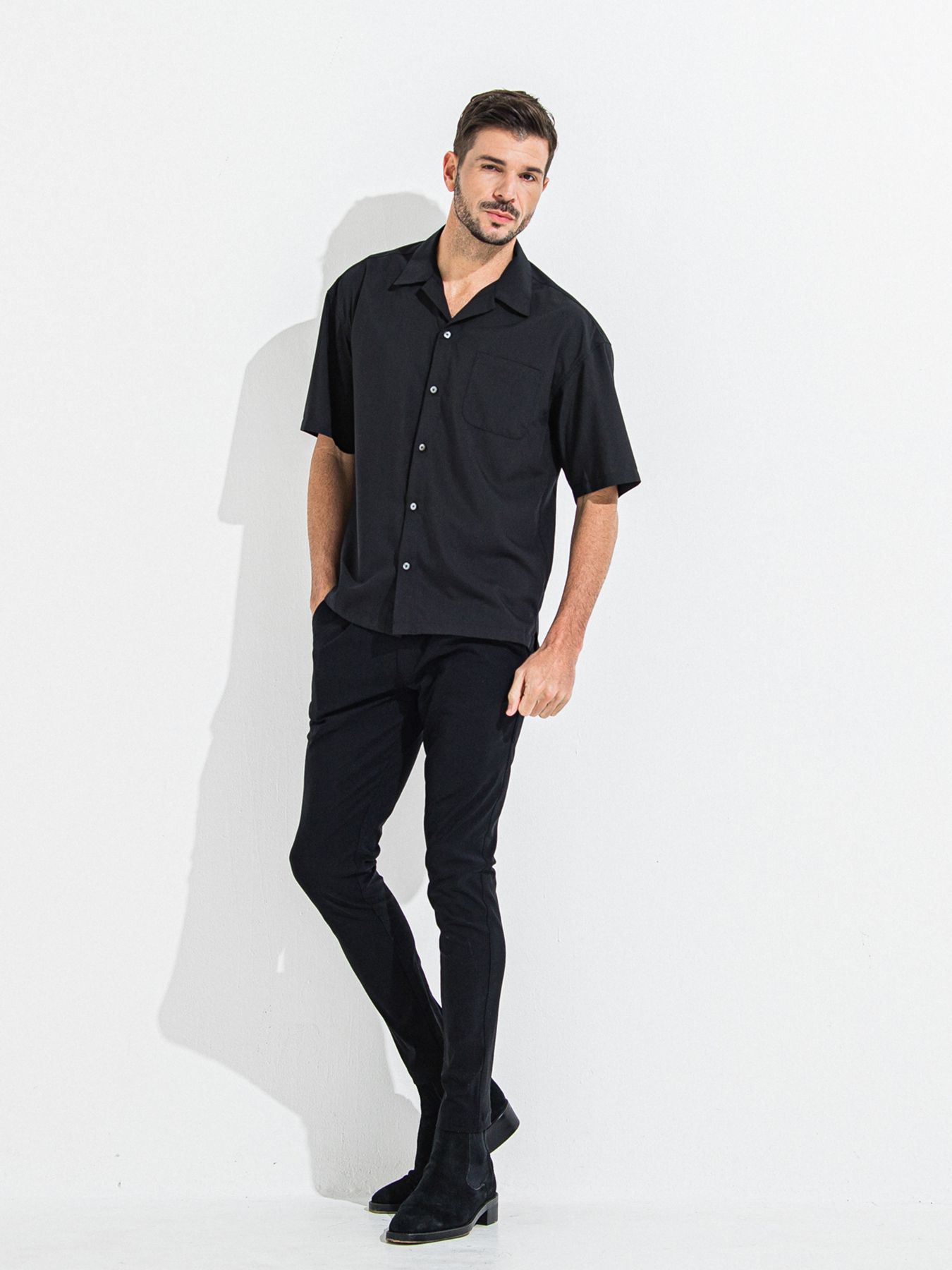 【予約品 】ZACK HALF SHIRT / ザックハーフスリーブシャツ / ブラック