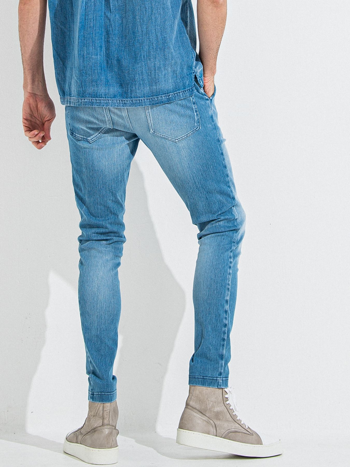 【予約品 】DENIM JERSEY CHRIS EASY TUCK PT / デニムジャージクリスイージータックパンツ / ライトインディゴ