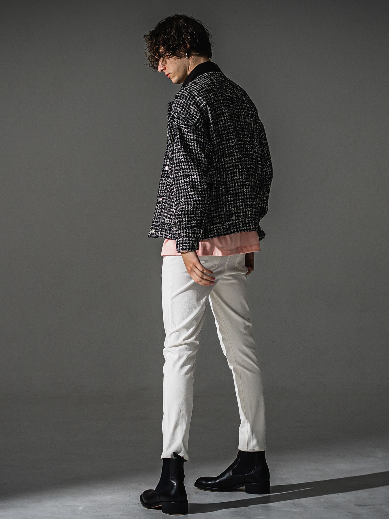 【予約品】FCTWEED 2nd jk / ファンシーツィード ジャケット / ブラック