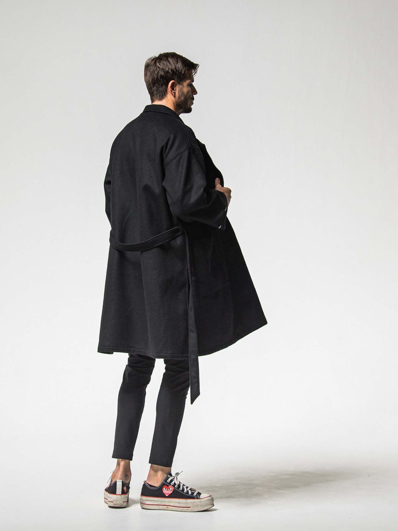 【予約品 8月31日(日) 締切】CHRIS EASY HEAT TUCK PANTS / クリス イージー ヒートタックパンツ / ブラック