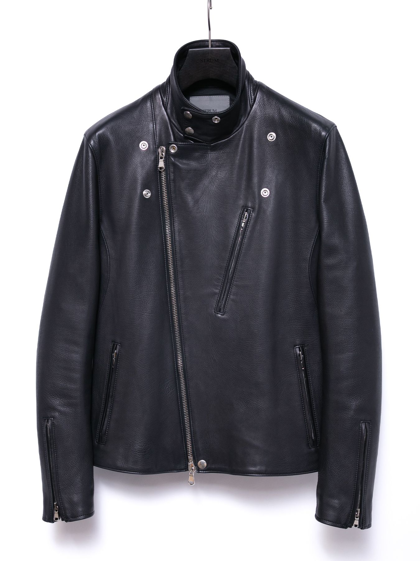 【予約品 4月6日(月) 締切】Oil Calfskin Double Riders / オイルカーフ ダブルライダース / BIRD MAN