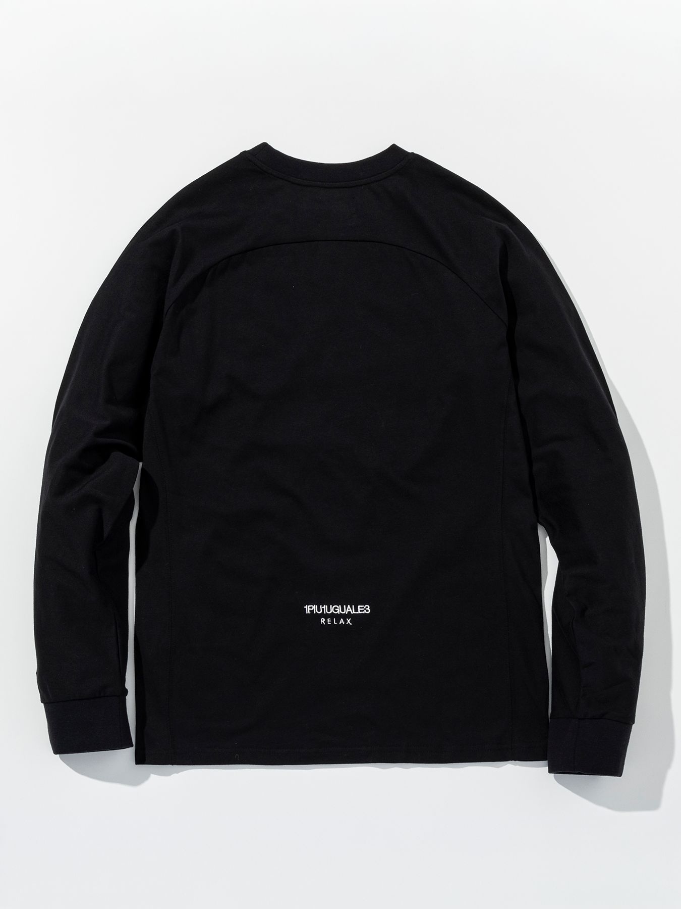 スヌーピー コラボ 長袖Tシャツ / ブラック ラインストーン【PEANUTS × 1PIU1UGUALE3 RELAX】