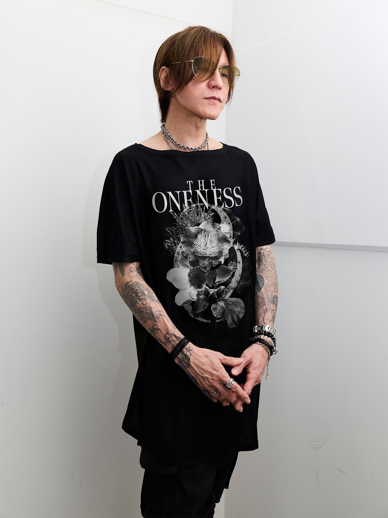 【予約品 10月26日(月) 締切】《熊本地震復興支援チャリティー》Organic Cotton French Sleeve T / オーガニックコットン フレンチスリーブ Tシャツ / ブラック