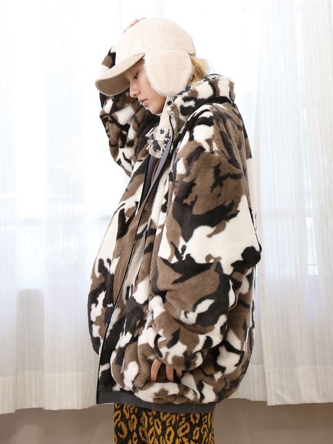 リバーシブル REVERSIBLE-HYPE JKT / GRAY-BEIGE【QUOLT】