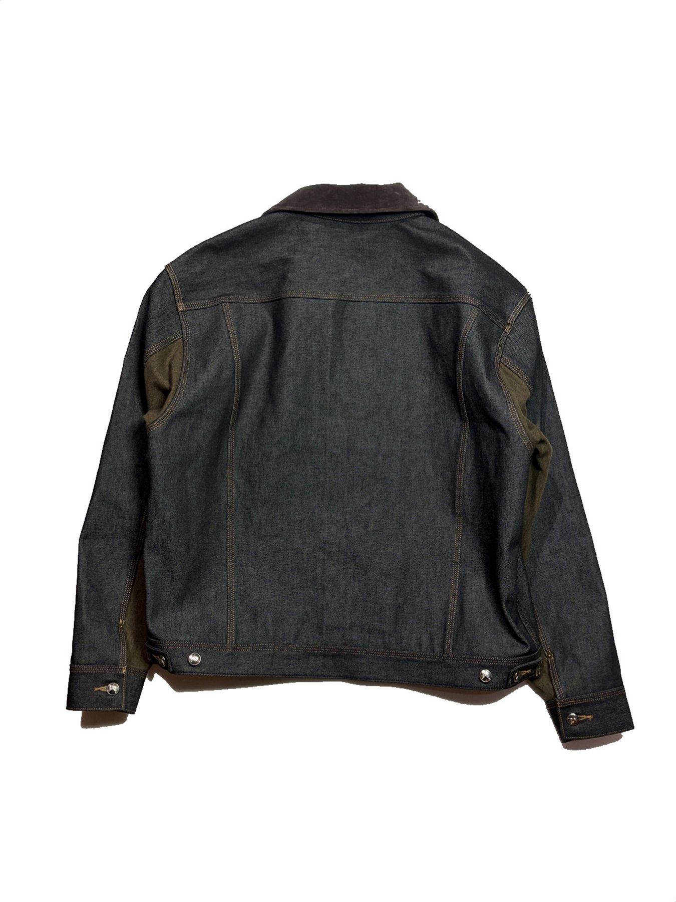 【予約品 3月9日(月) 18:00 締切】VIN/DEN/JK SWARRO / クリスタルクロスガン ヴィンテージ デニム ジャケット / ブラック