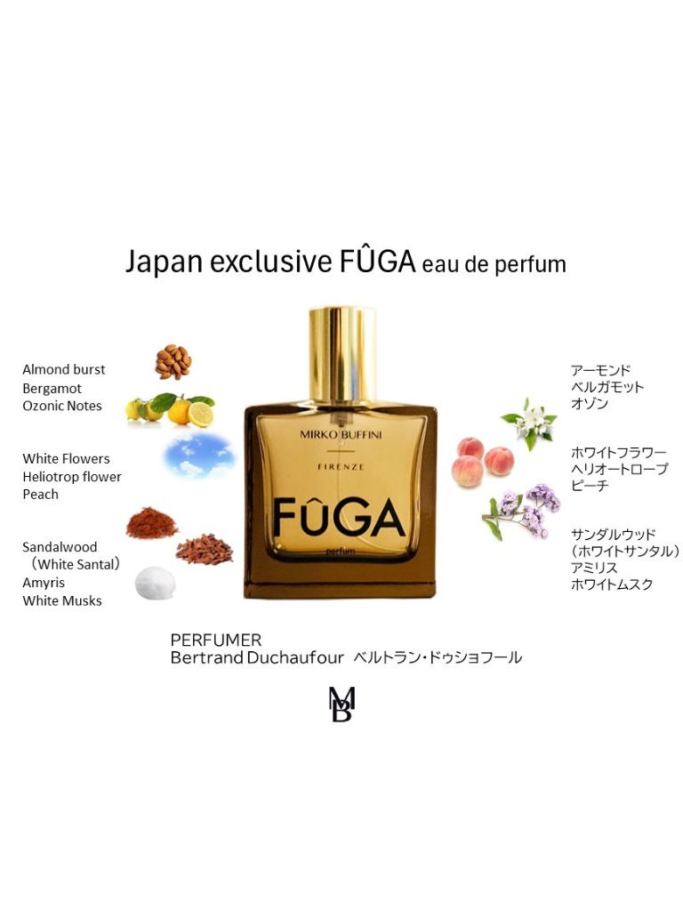 FÛGA（フーガ） / 香水  / 30ml 【MIRKO BUFFINI ミルコブッフィーニ】 日本限定