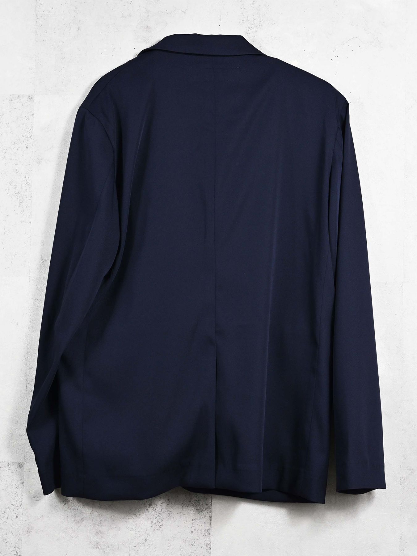 【予約品 11月16日(日) 締切】GARY LOOSE JACKET / ルーズフィット ジャージ テーラードジャケット / ネイビー